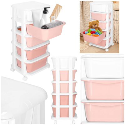 Skrinka na kolieskach 5 zásuviek SPRINGOS HA0211