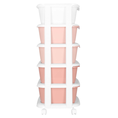 Skrinka na kolieskach 5 zásuviek SPRINGOS HA0211