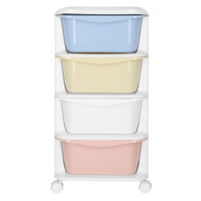 Skrinka na kolieskach 4 zásuvky SPRINGOS HA0214