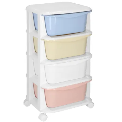 Skrinka na kolieskach 4 zásuvky SPRINGOS HA0214