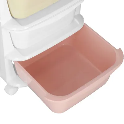 Skrinka na kolieskach 4 zásuvky SPRINGOS HA0214