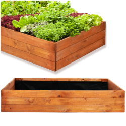 Vyvýšený záhon 120x84 cm drevený SPRINGOS GB0002