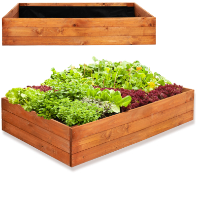 Vyvýšený záhon 120x84 cm drevený SPRINGOS GB0002