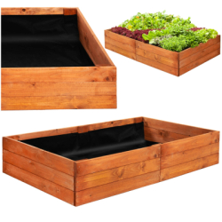 Vyvýšený záhon 140x84 cm drevený SPRINGOS GB0003