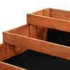 Vyvýšený záhon 4 poschodový 123x123 cm drevený SPRINGOS GB0001