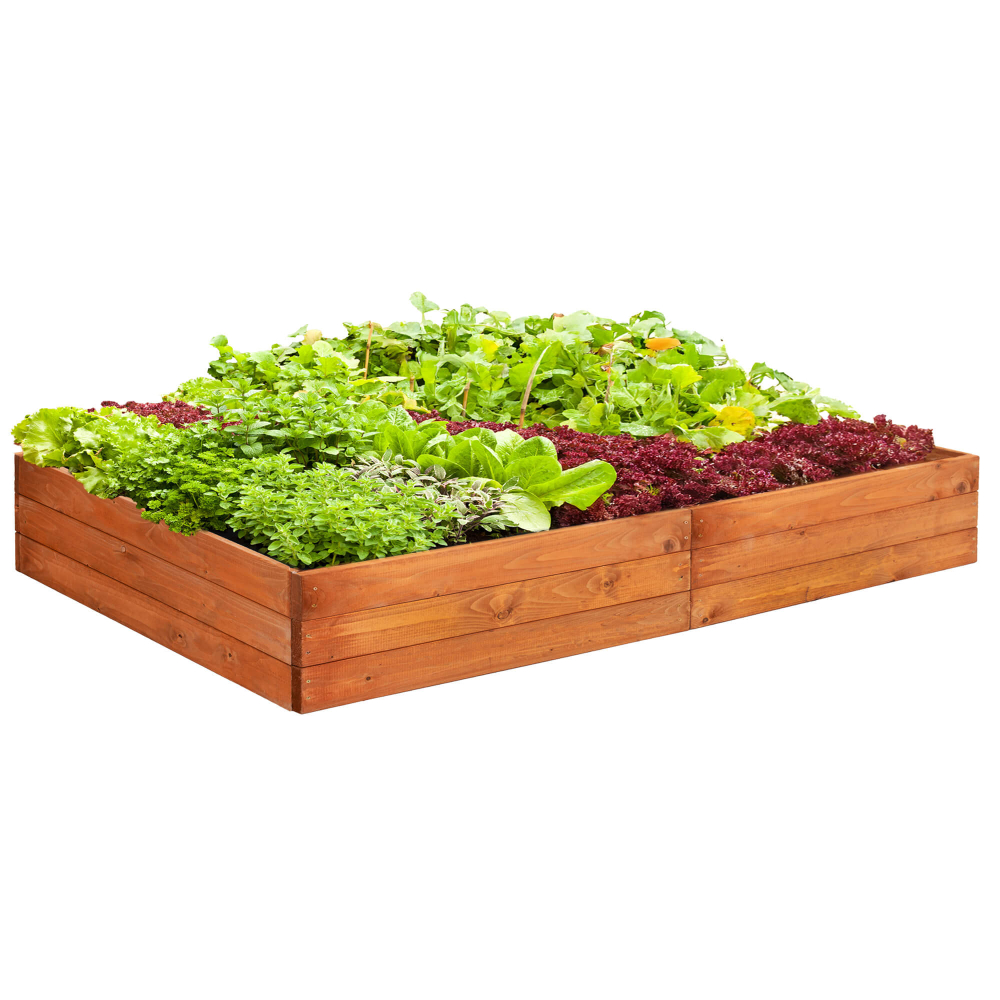 Vyvýšený záhon 240x84 cm drevený SPRINGOS GB0005