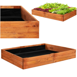 Vyvýšený záhon 240x84 cm drevený SPRINGOS GB0005