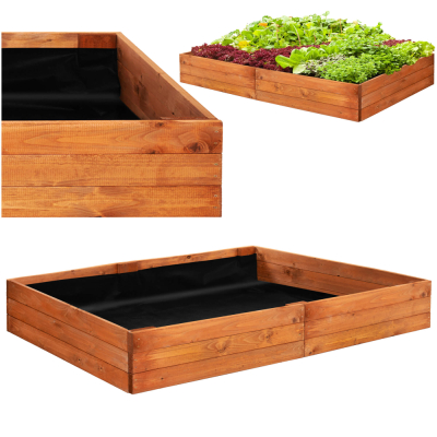 Vyvýšený záhon 240x84 cm drevený SPRINGOS GB0005