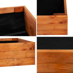 Vyvýšený záhon 200x84 cm drevený SPRINGOS GB0004