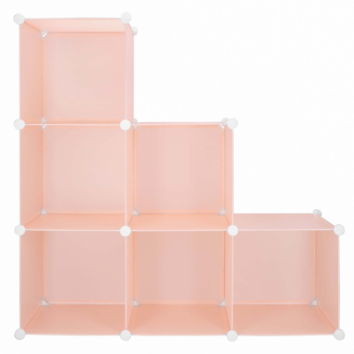 Detská modulárna skriňa SPRINGOS CUBBIE farebná