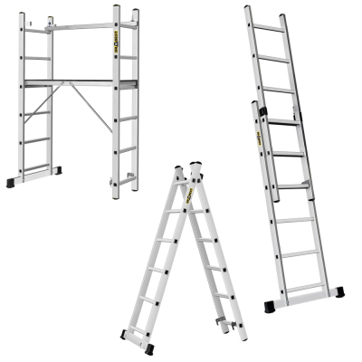 Multifunkčné lešenie 3m / 3,7m DRABEST ARD-2x6 HOME