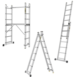 Multifunkčné lešenie 3m / 4,2m DRABEST ARD-2x7 HOME