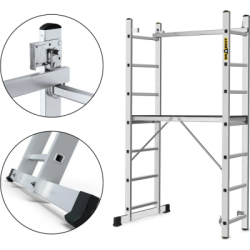 Multifunkčné lešenie 3m / 4,2m DRABEST ARD-2x7 HOME