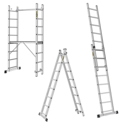 Multifunkčné lešenie 3m / 4,7m DRABEST ARD-2x8 HOME