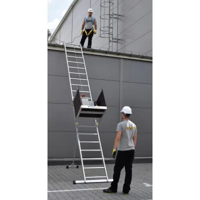 Strešný výťah s elektrickým navijakom 12,50 m DRABEST WT-12 PRO