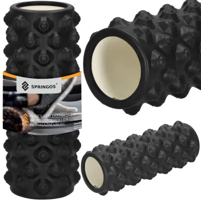 Masážny valec SPRINGOS MYOVA ROLLER čierny