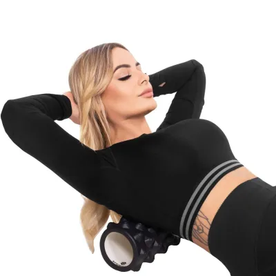 Masážny valec SPRINGOS MYOVA ROLLER čierny