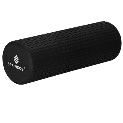 Masážny valec SPRINGOS RELAXA ROLLER čierny