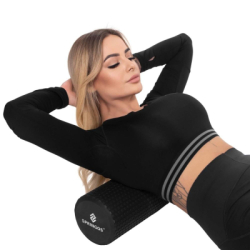 Masážny valec SPRINGOS RELAXA ROLLER čierny