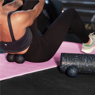 Masážna sada SPRINGOS WESPA čierno-modrá 3 ks