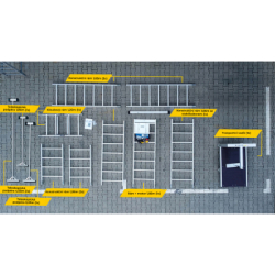Stavebný výťah pre fotovoltaiku 12,5 m DRABEST WT-12-PV PRO