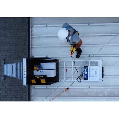 Stavebný výťah pre fotovoltaiku 12,5 m DRABEST WT-12-PV PRO