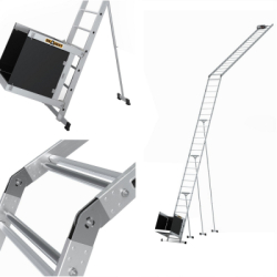 Stavebný výťah s vozíkom 12,5 m DRABEST WT-12-ST PRO
