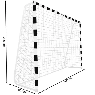 Bránka na futbal 300x200x90 cm SPRINGOS SG0011