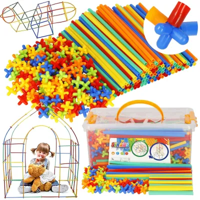 Kreatívne stavanie zo slamiek 800 dielikov SPRINGOS KG0033