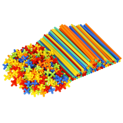 Kreatívne stavanie zo slamiek 800 dielikov SPRINGOS KG0033