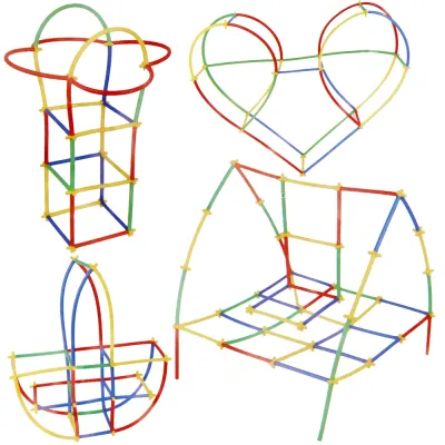 Kreatívne stavanie zo slamiek 800 dielikov SPRINGOS KG0033