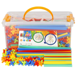 Kreatívne stavanie zo slamiek 800 dielikov SPRINGOS KG0033