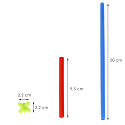 Kreatívne stavanie zo slamiek 800 dielikov SPRINGOS KG0033