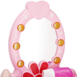 Detský toaletný stolík so zrkadlom + príslušenstvo 19v1 SPRINGOS DRESSER