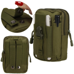 Ľadvinka na opasok pánska SPRINGOS CS0099 zelená