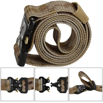 Vojenský taktický opasok SPRINGOS BATTLE CS0102 khaki hnedý