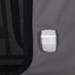 Vozík za bicykel pre psa SPRINGOS ROVERA sivý