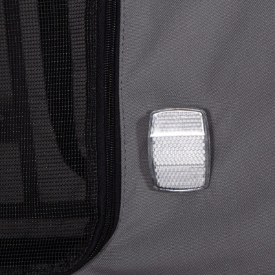 Vozík za bicykel pre psa SPRINGOS ROVERA sivý