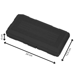 Sada 45 dielov nástrčných kľúčov s bitmi a račňou SPRINGOS MONTIX čierna