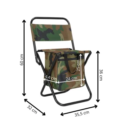 Skladacia stolička SPRINGOS EVERO CS0111 khaki