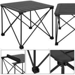 Skladací stolík SPRINGOS ALTUS CS0113 čierny