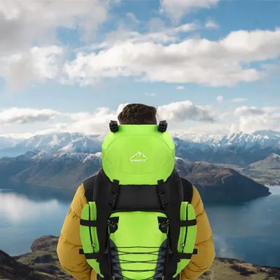 Trekový plecniak 90l SPRINGOS PEAK CS0131 zelený