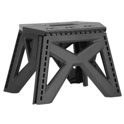 Skladacia stolička SPRINGOS STAX sivá