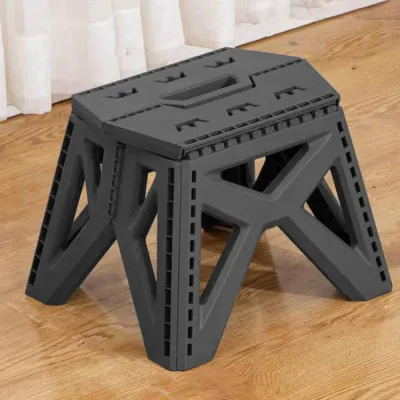 Skladacia stolička SPRINGOS STAX sivá