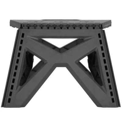 Skladacia stolička SPRINGOS STAX sivá