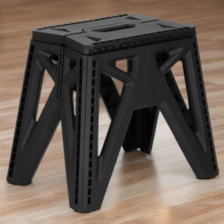 Skladacia stolička SPRINGOS TRAX sivá