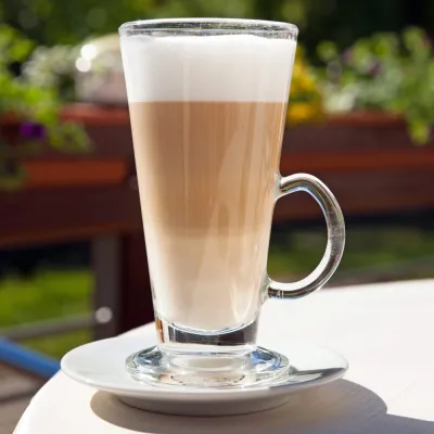 Sklenený hrnček na kávu 280 ml SPRINGOS MOKA sada 6 ks