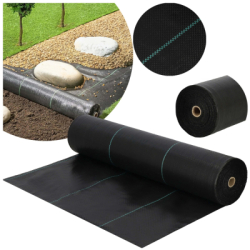 Agrotextília proti burine 1,6mx 50m ultra pevná SPRINGOS AG0046 čierna