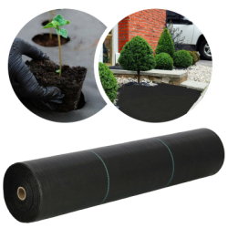 Agrotextília proti burine 1,6mx 50m ultra pevná SPRINGOS AG0046 čierna