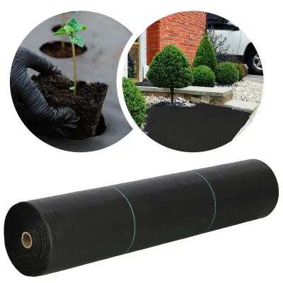 Agrotextília proti burine 1,6mx 50m ultra pevná SPRINGOS AG0046 čierna